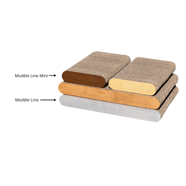 Comparaison entre les griffoirs Line et Line Mini